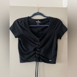 Hollister cropped cinch top